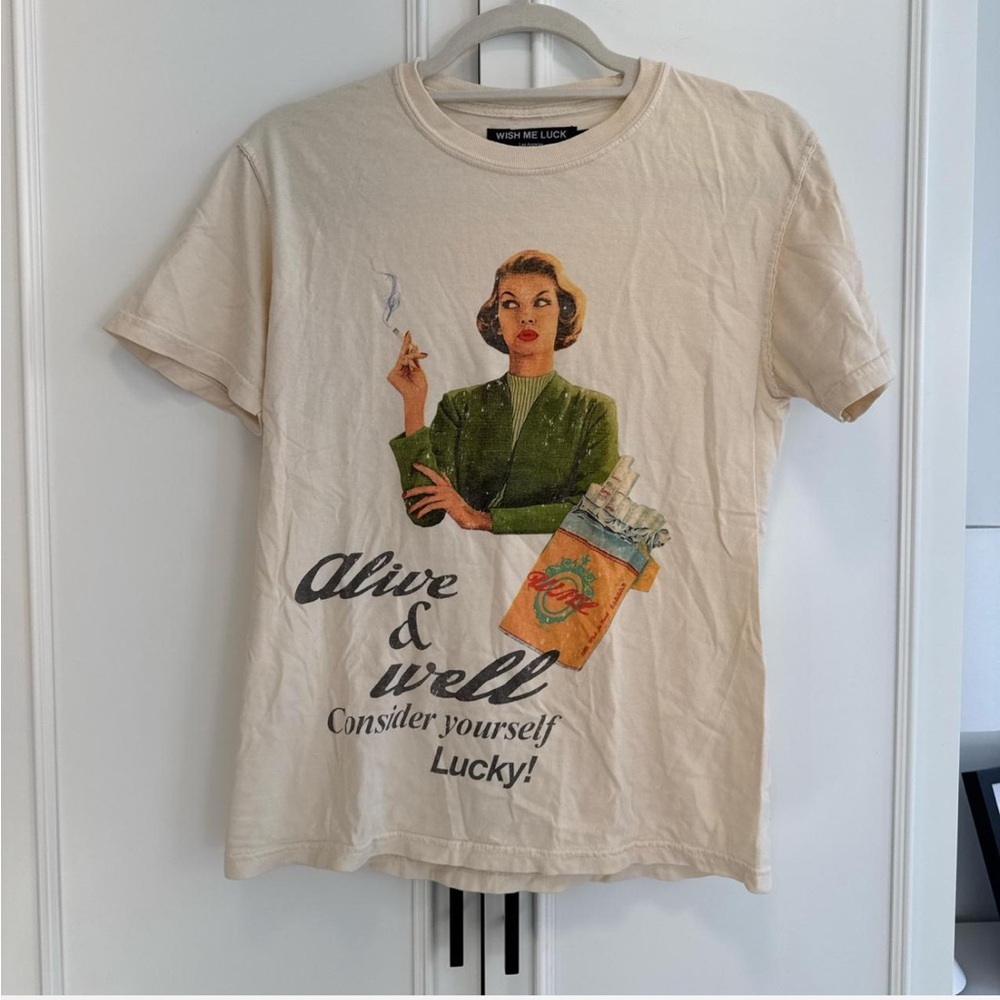 Vintage Graphic Tee with Retro Print